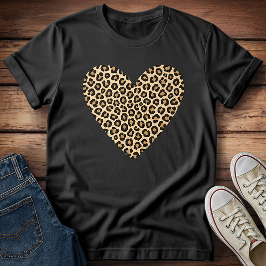 Leopard Heart T-Shirt