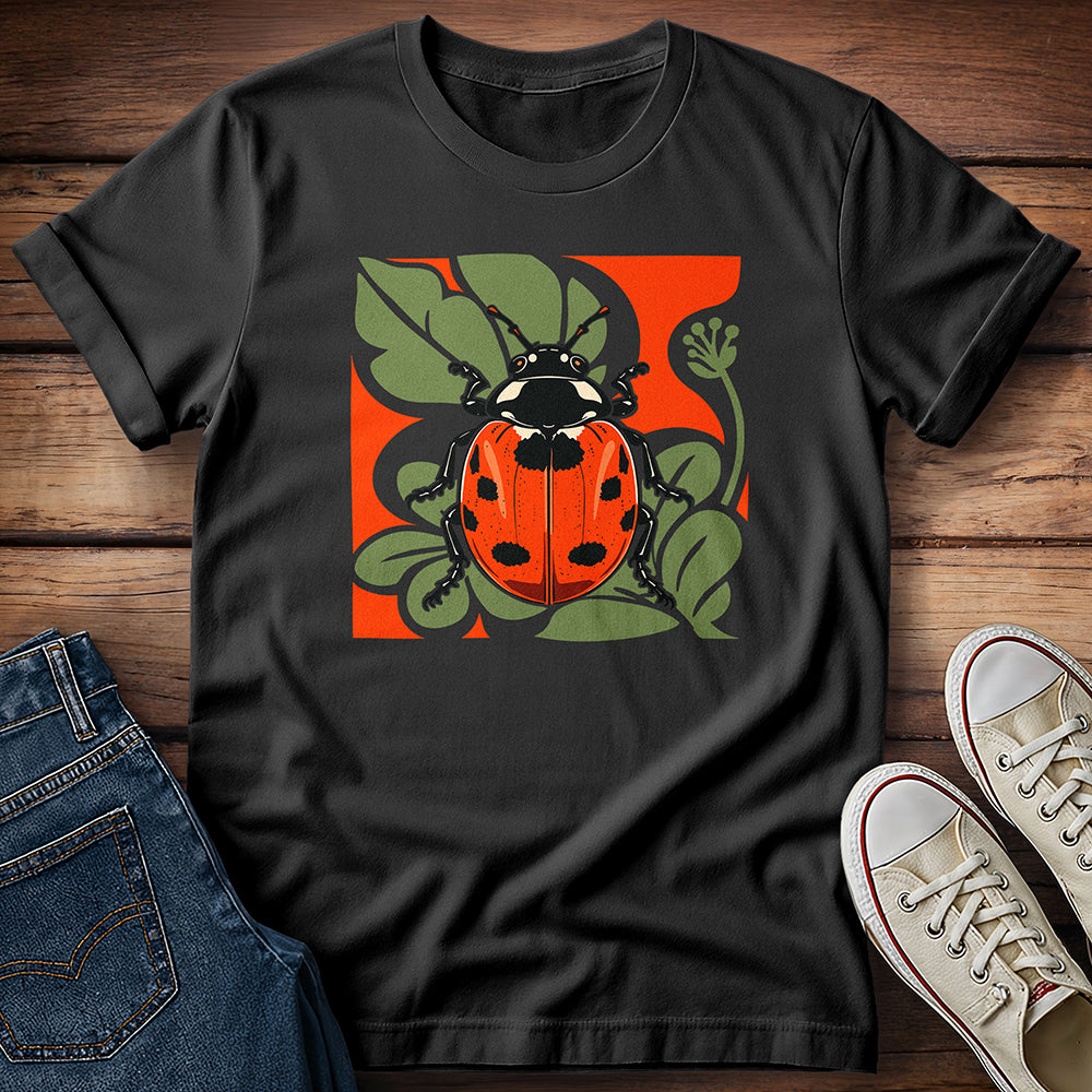 Floral Ladybug T-Shirt