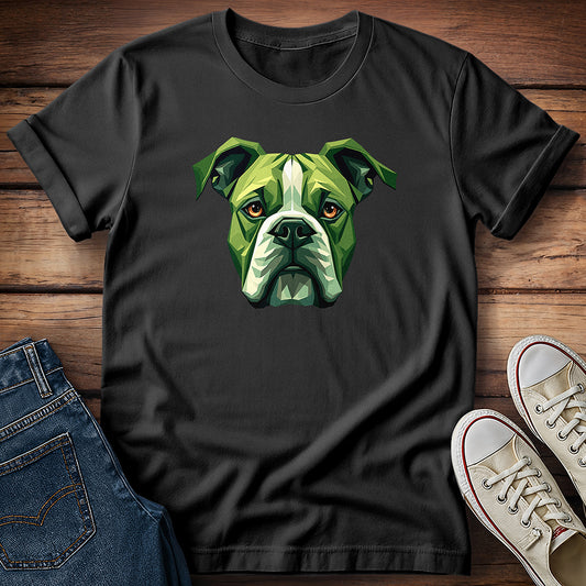 Green Boxer Dog T-Shirt