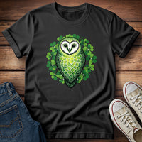 Owl in Shamrocks T-Shirt