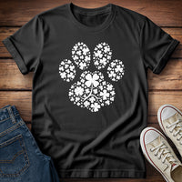 Doggy Shamrock Paw Print T-Shirt