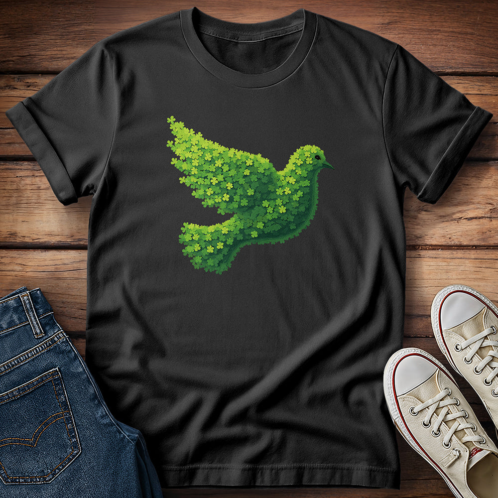 Shamrock Clover Dove T-Shirt