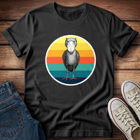 Retro Shoe-Billed Stork T-Shirt