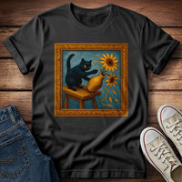Van Gogh Cat T-Shirt