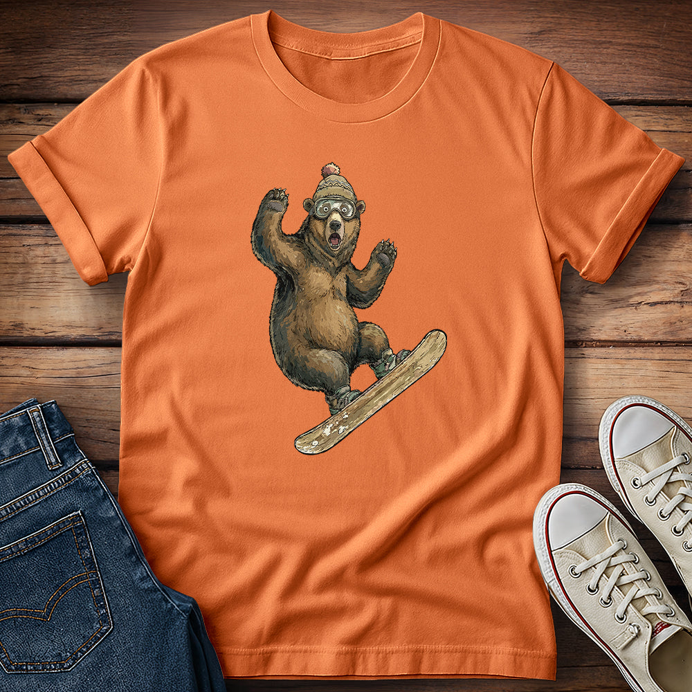 Bear Snowboarding T-Shirt
