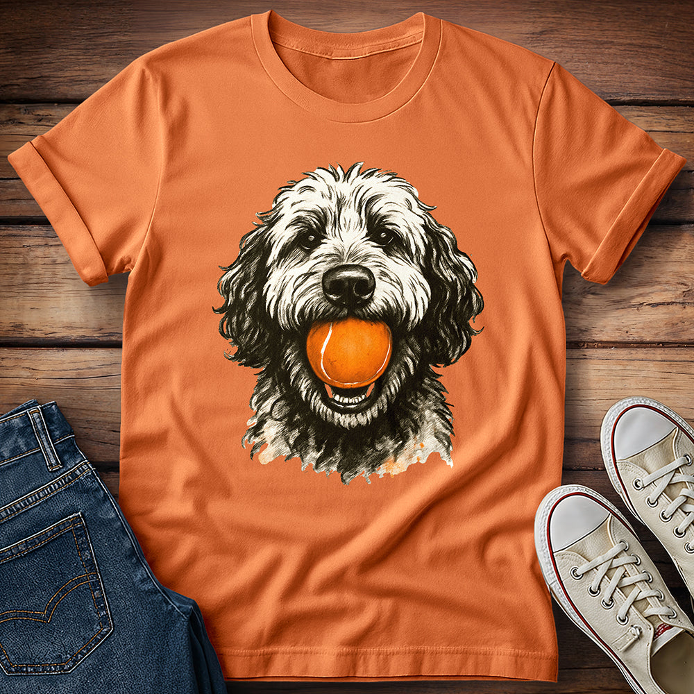 Doodle with Orange Ball T-Shirt