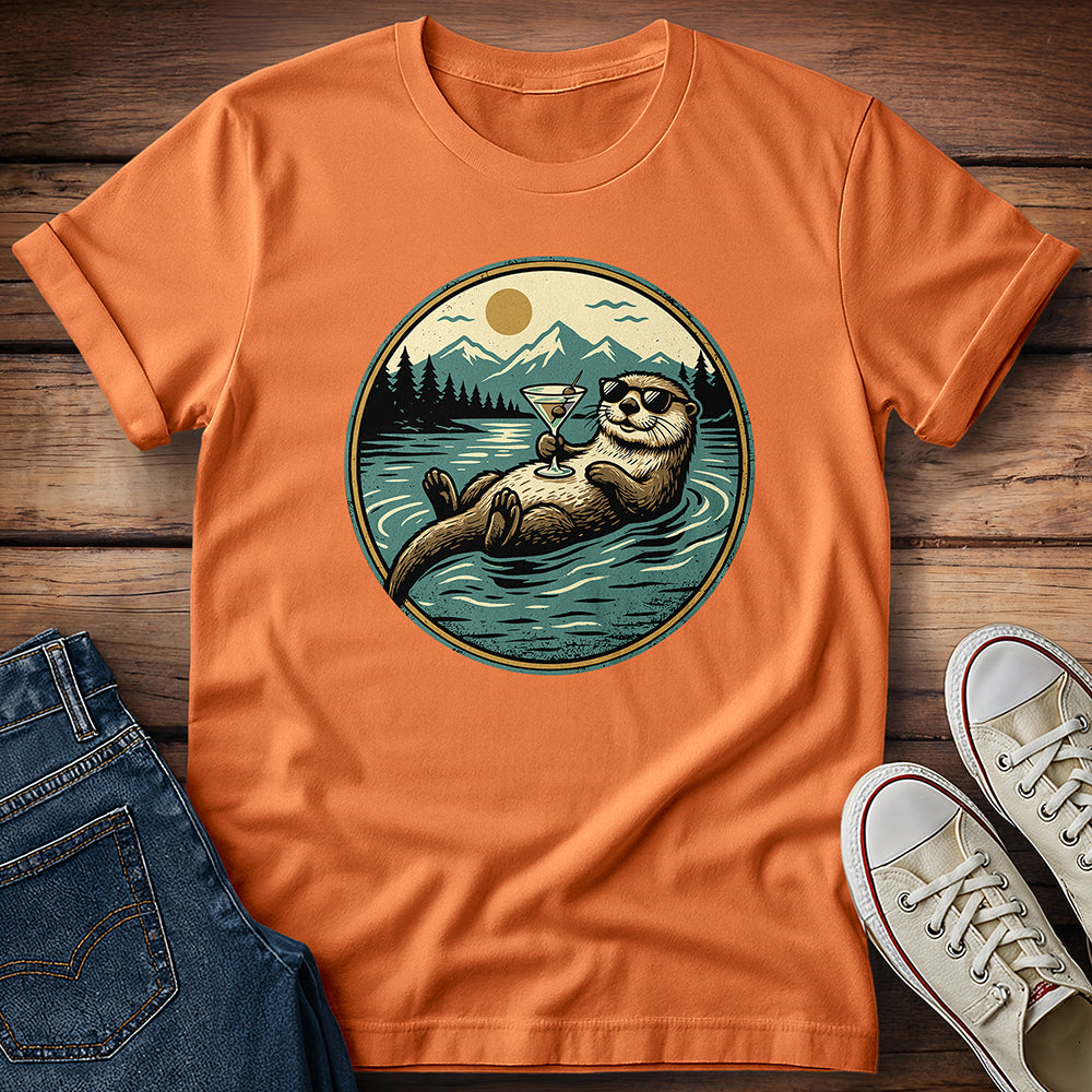 Otter Martini Happy Hour T-Shirt