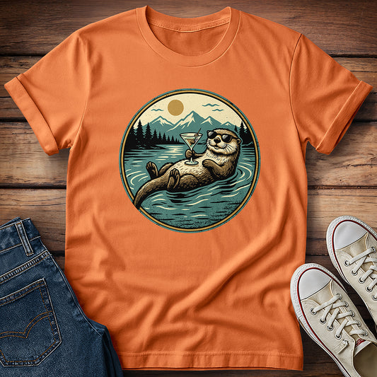 Otter Martini Happy Hour T-Shirt