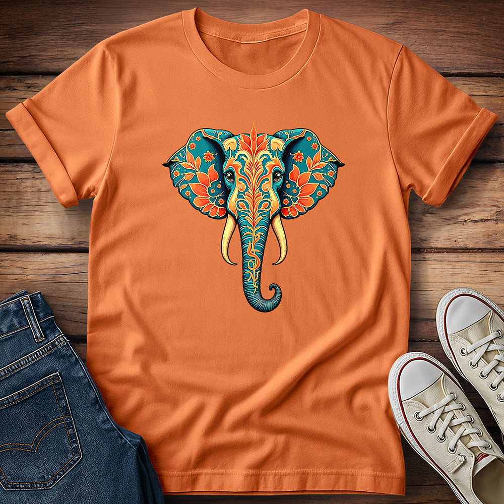 Turquoise Majesty Elephant T-Shirt