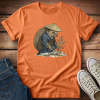 Tiny Hedgehog Gardener, Big Zen T-Shirt
