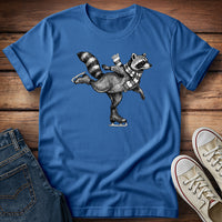 Raccoon Winter Ice Show T-Shirt