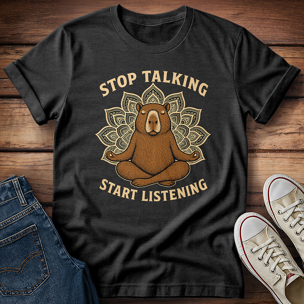 Peace, Quiet & Capybara Energy T-Shirt