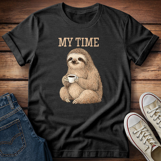 Sloth & Coffee Self-Care: My Time T-Shirt