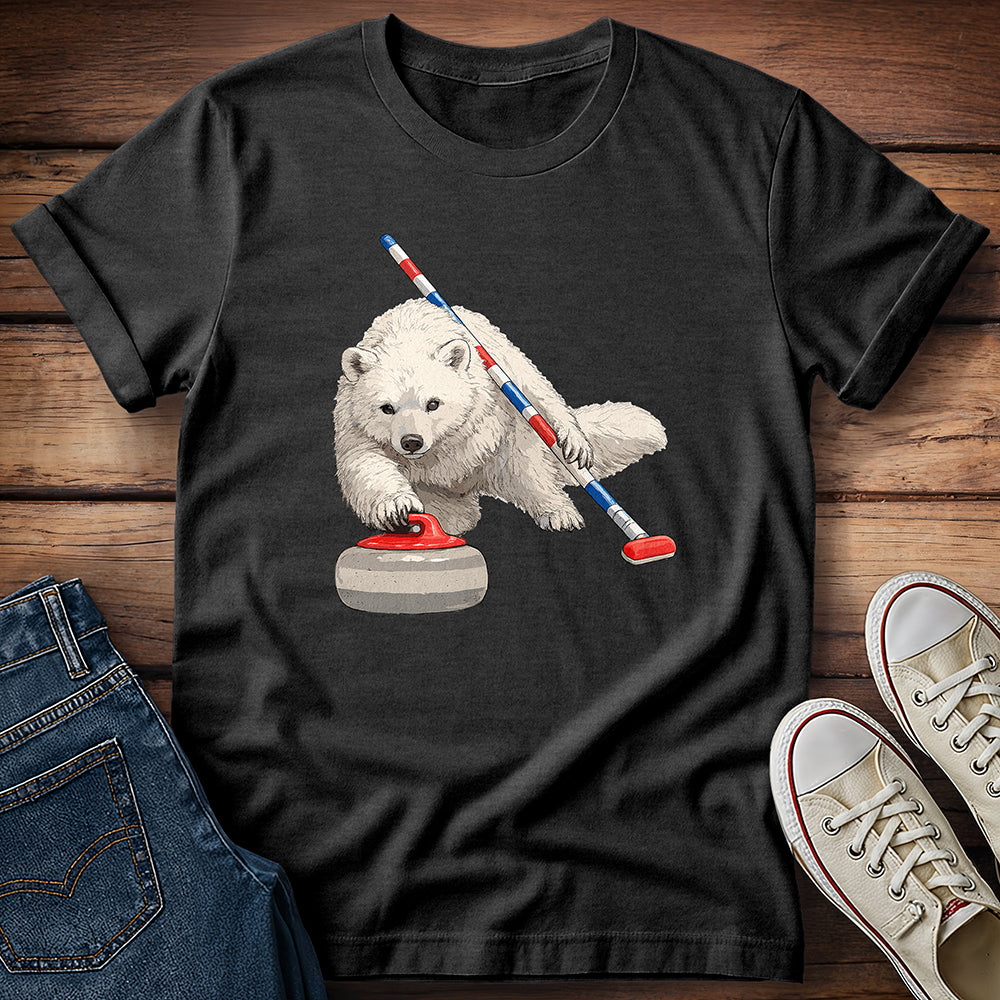 International Federation of Snowfox Curling T-Shirt