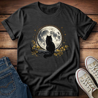Black Cat Moon T-Shirt