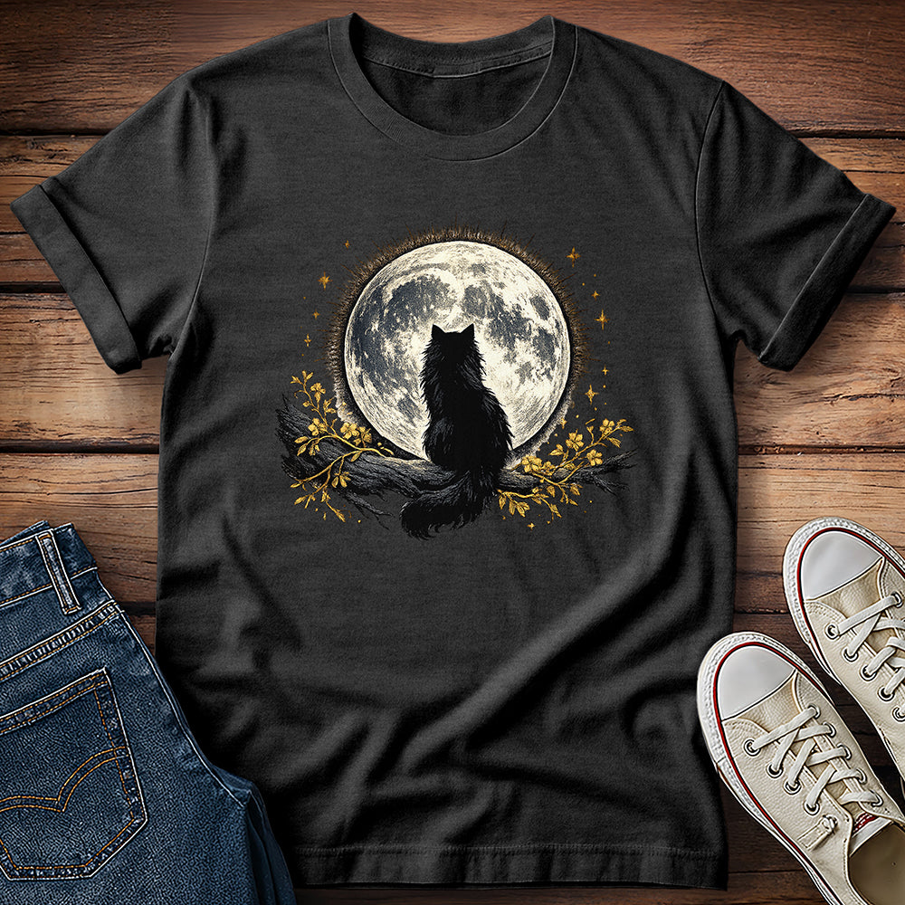 Black Cat Moon T-Shirt