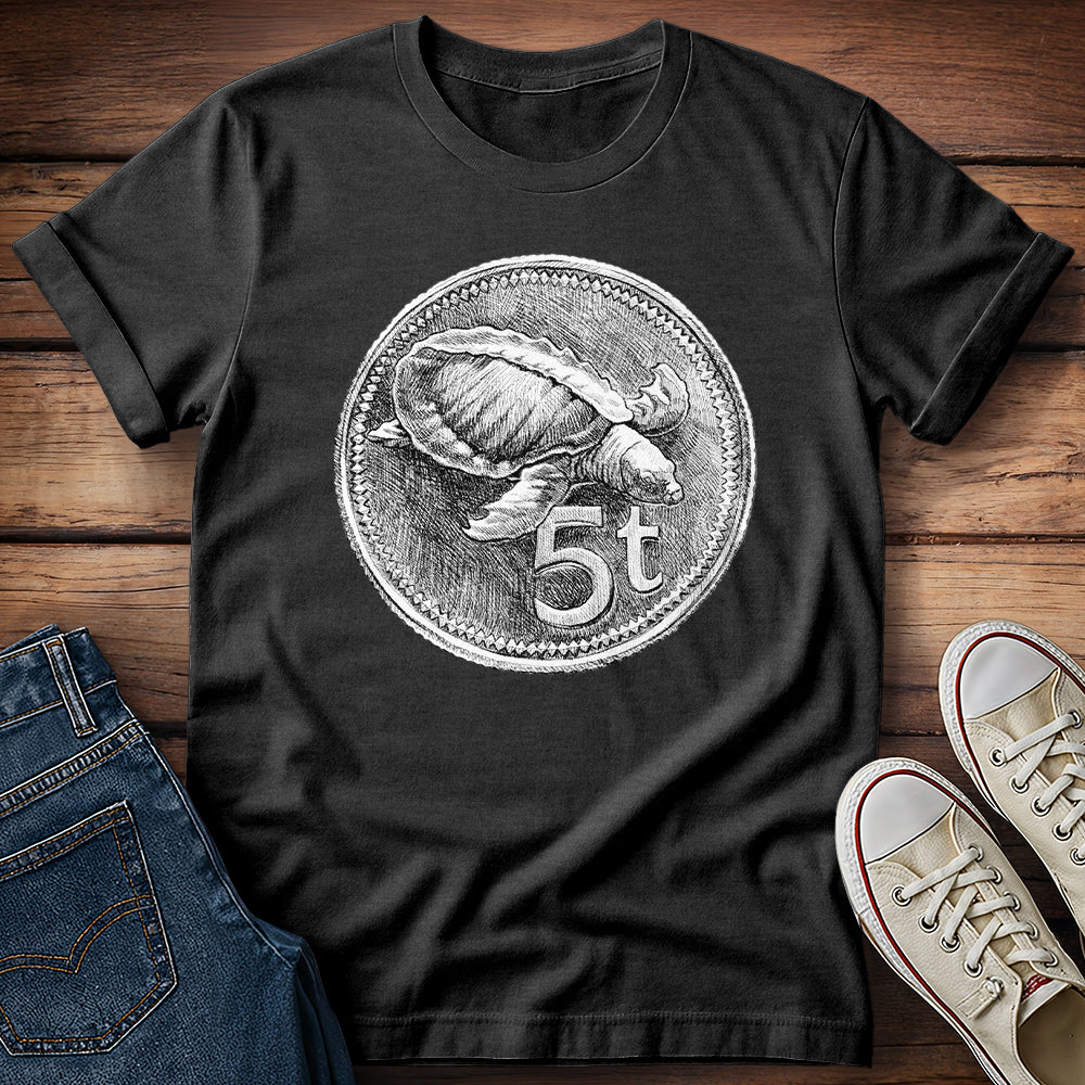 Sea Turtle Coin - Papua New Guinea T-Shirt