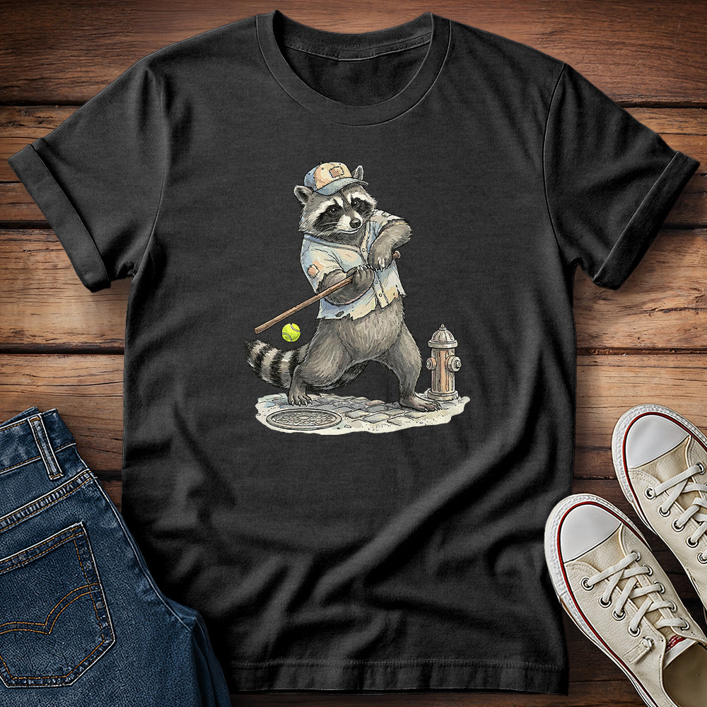 Raccoon - The Stickball Bandit T-Shirt