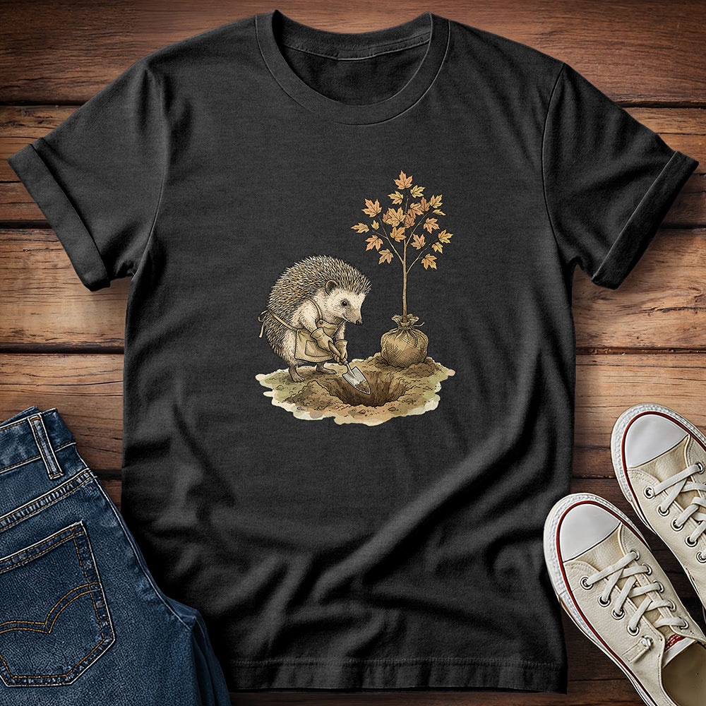 Hedgehog on Tree Duty T-Shirt
