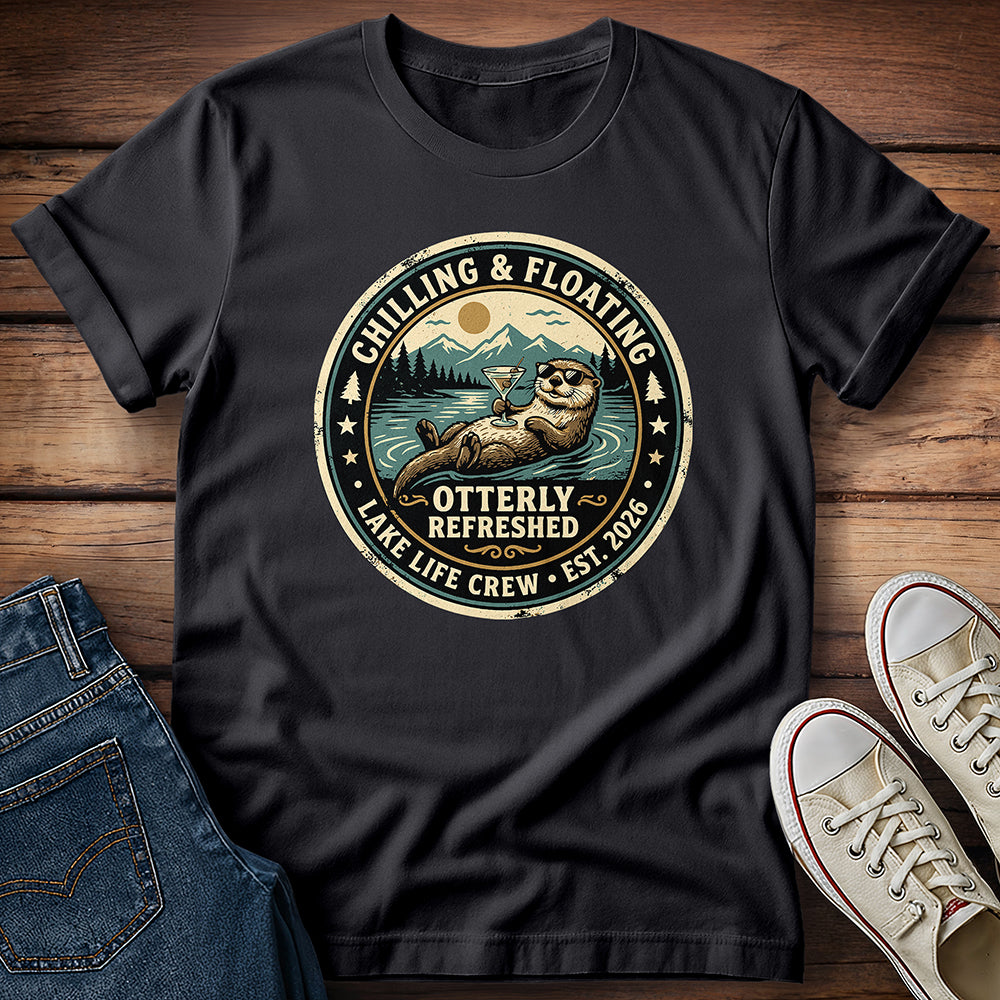 Otterly Refreshed - Lake Life Crew T-Shirt