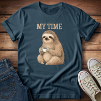 Sloth & Coffee Self-Care: My Time T-Shirt
