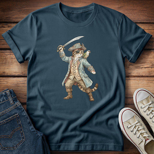 Captain Cat Whiskerbeard T-Shirt
