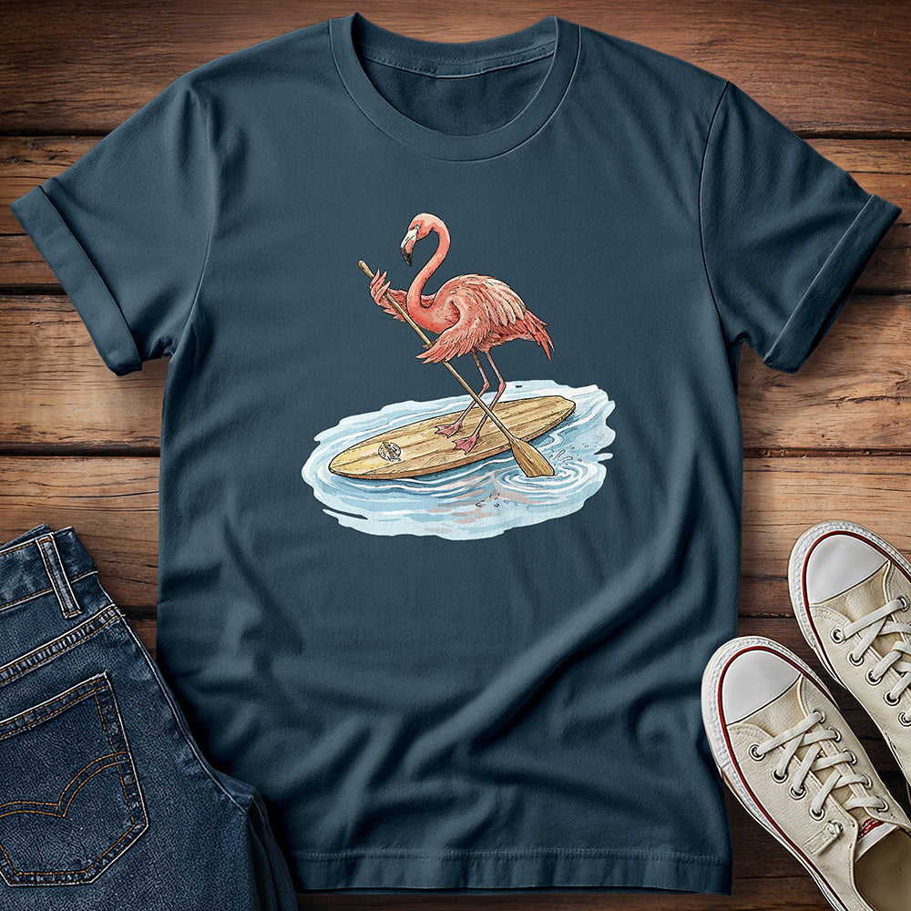 Flamingo Finds Its Balance T-Shirt