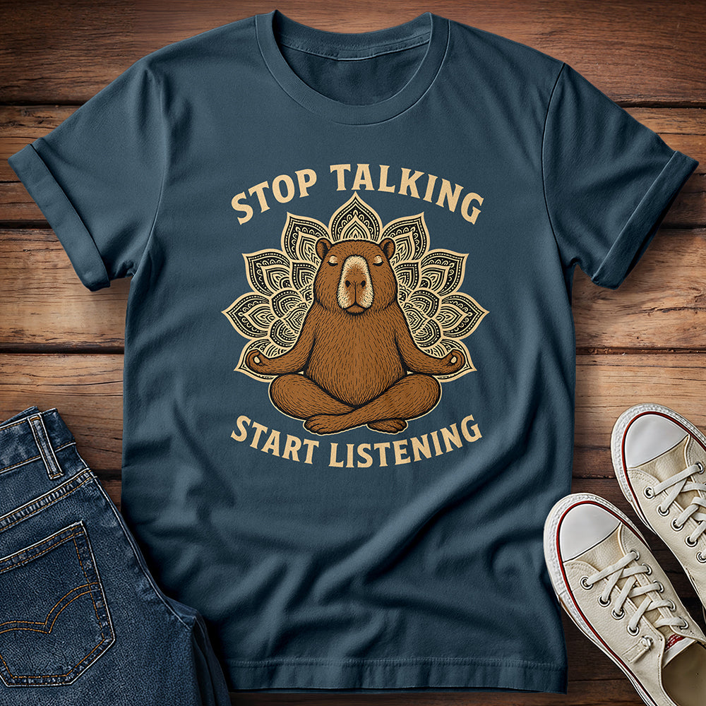 Peace, Quiet & Capybara Energy T-Shirt