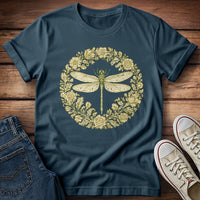 Floral Dragonfly T-Shirt