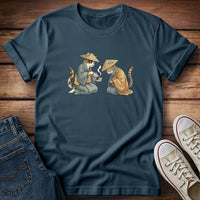 Zen Tea Cats - Paws and Reflect T-Shirt