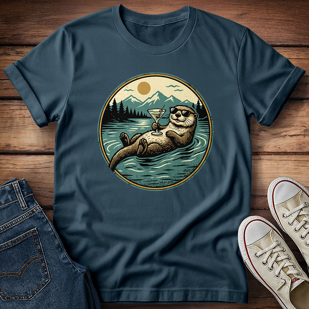 Otter Martini Happy Hour T-Shirt