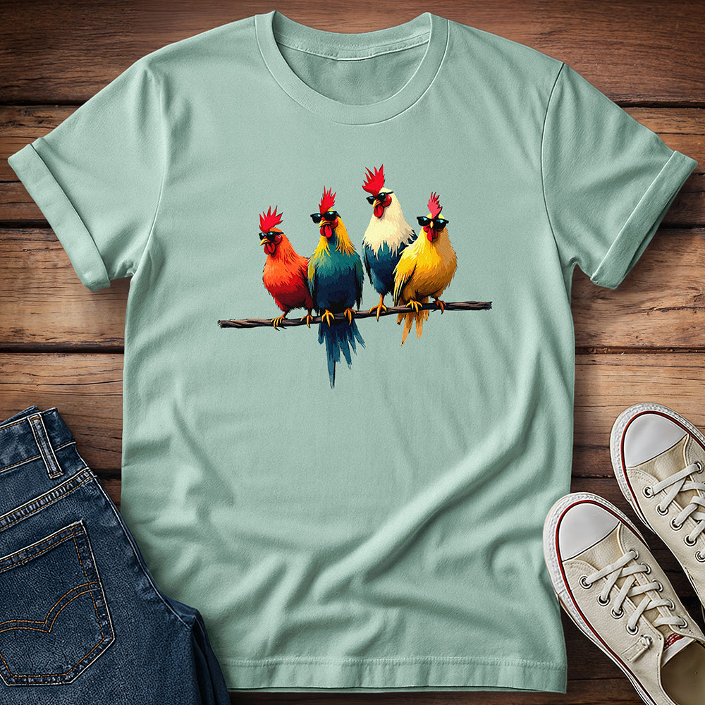 Retro Rooster Society T-Shirt