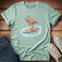Flamingo Finds Its Balance T-Shirt
