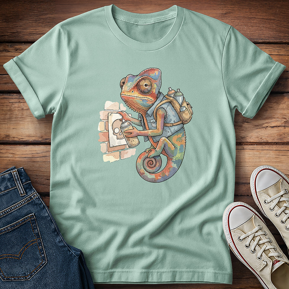 Chameleon Street Art T-Shirt