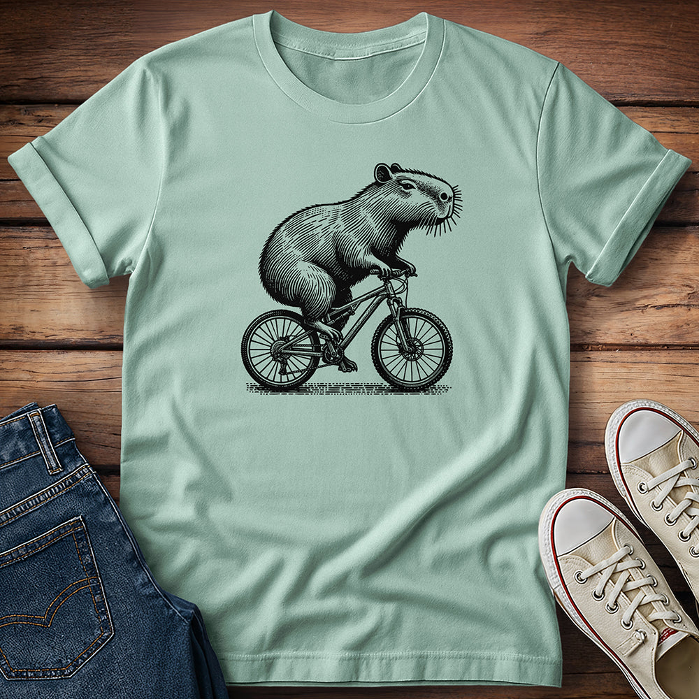 Capybara Trail Rider T-Shirt