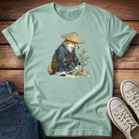 Zen Fox Gardener - Grow at Your Own Pace T-Shirt