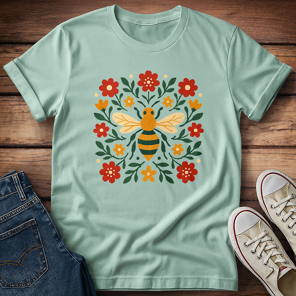 Folk Art Bee T-Shirt