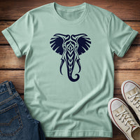 Midnight Tribal Elephant T-Shirt