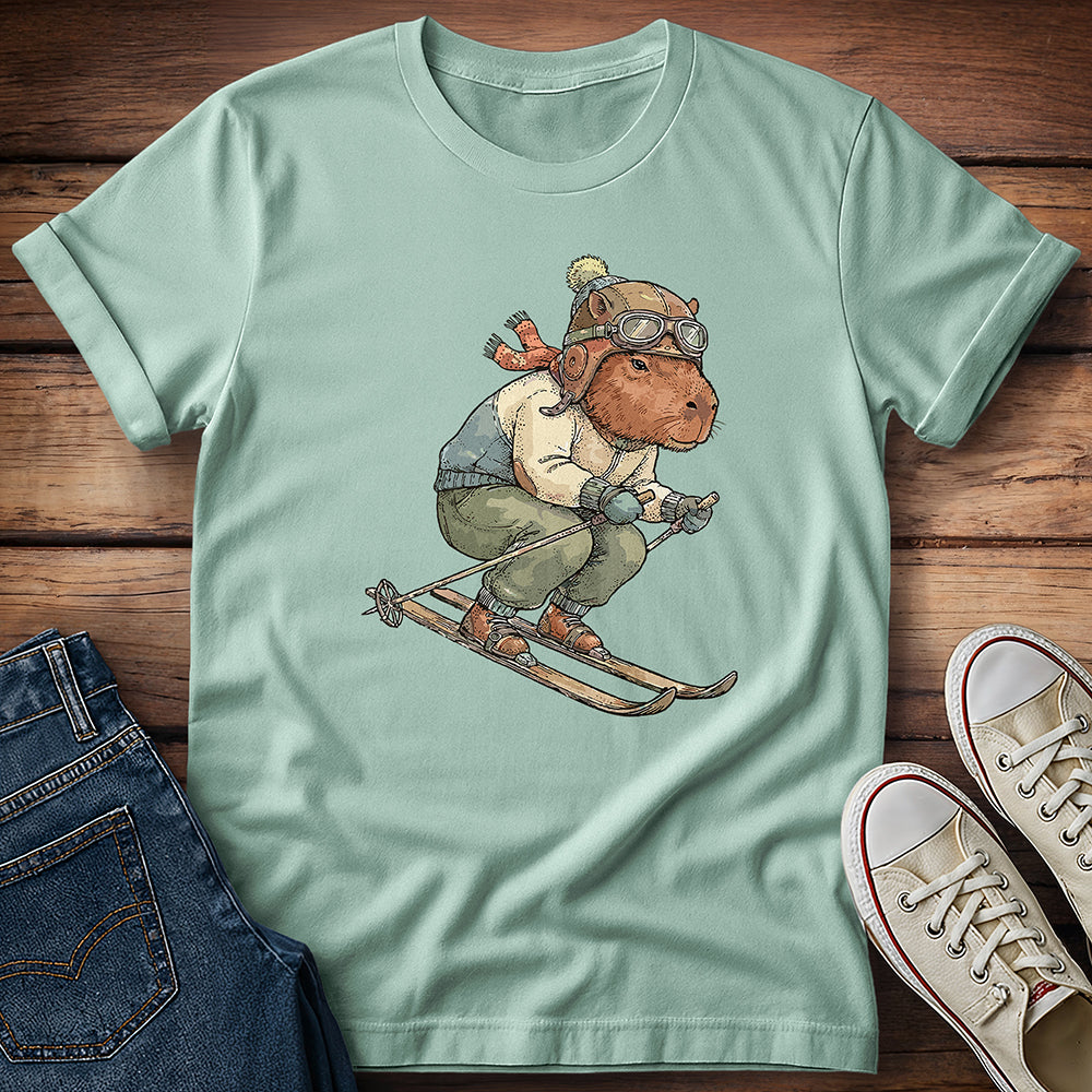 Capybara Alpine Ski Club T-Shirt
