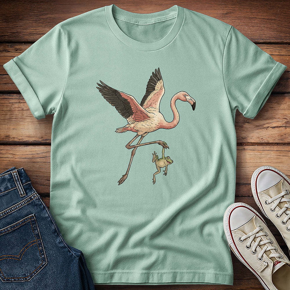 Flamingo & Frog: Wingman & Pond Partner T-Shirt