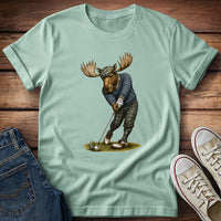 Golfing Moose T-Shirt
