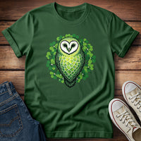 Owl in Shamrocks T-Shirt