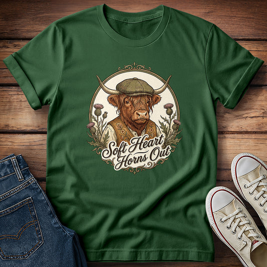 Soft Heart Horns Out 2 T-Shirt