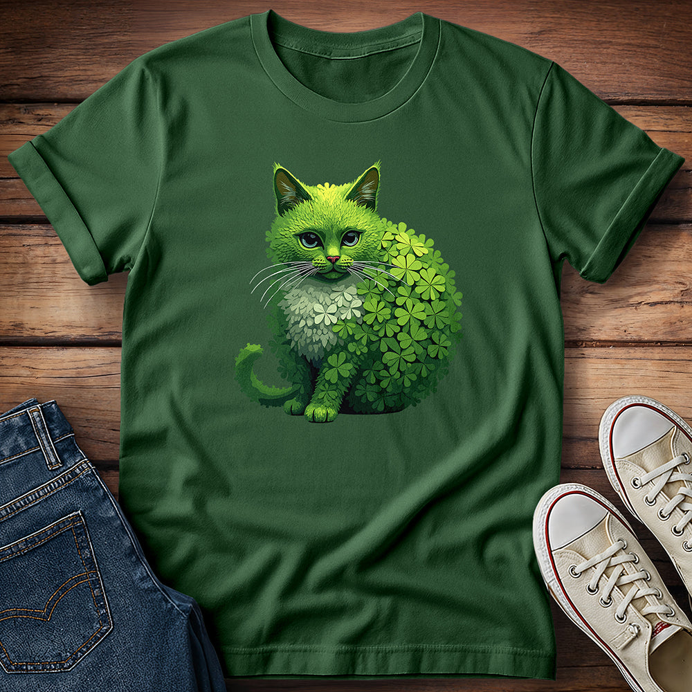 Shamrock Chubby Cat T-Shirt