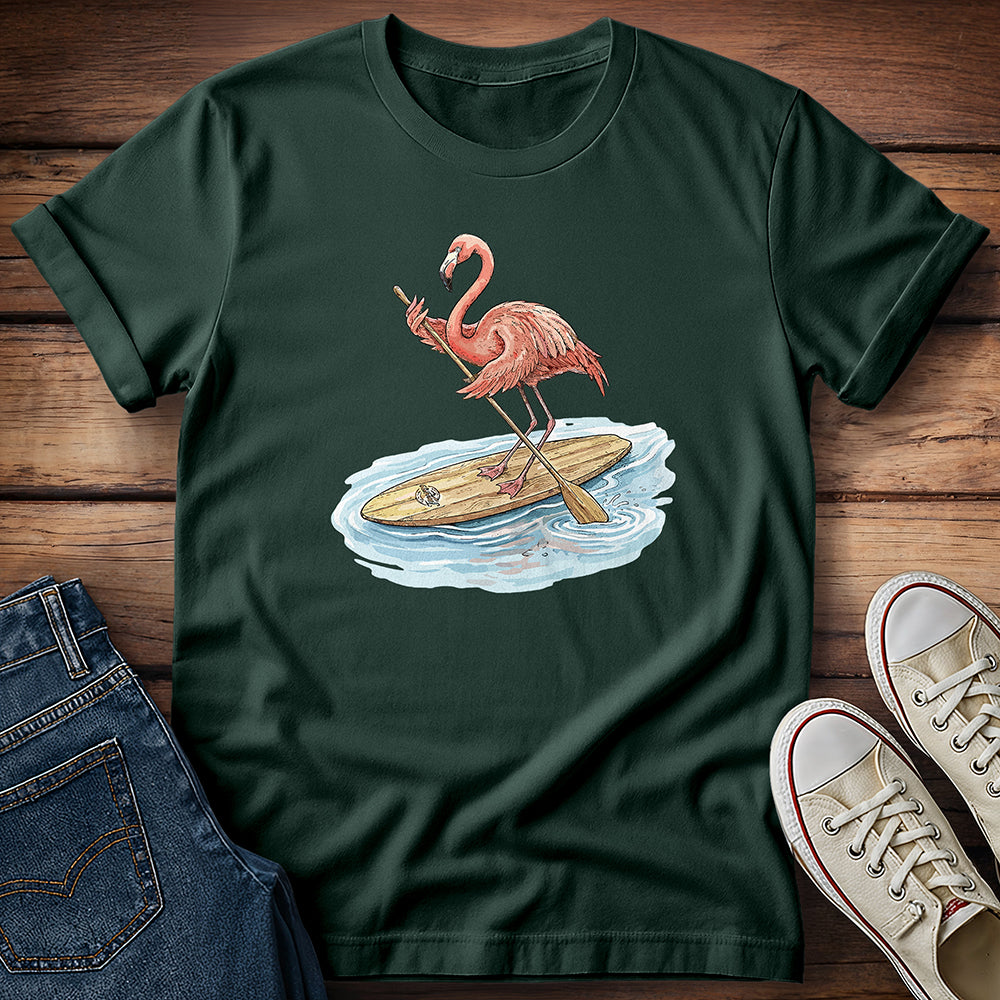 Flamingo Finds Its Balance T-Shirt