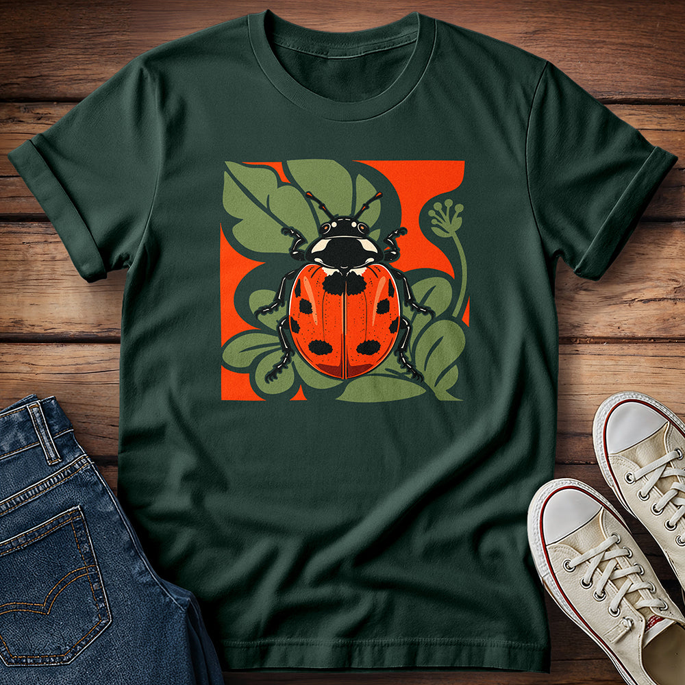 Floral Ladybug T-Shirt