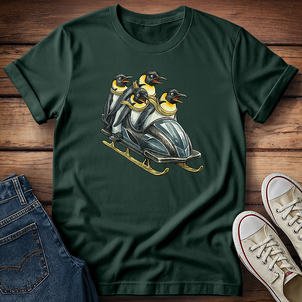 Penguin Bobsled Team T-Shirt