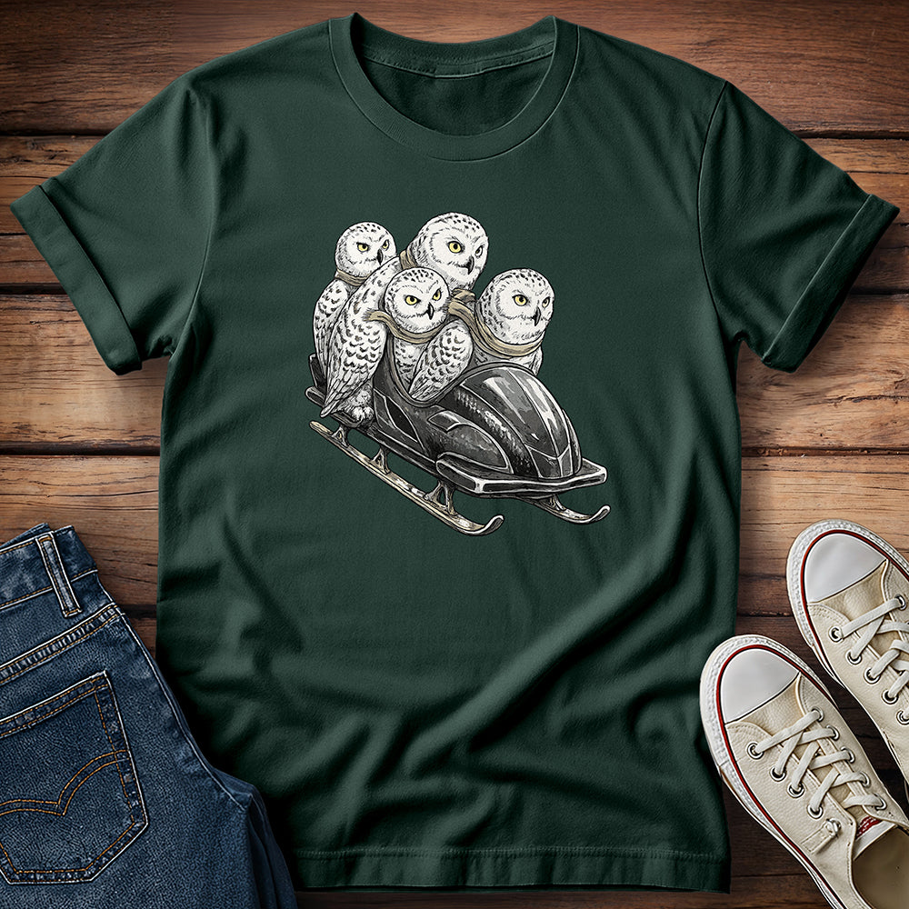 Bobsled: Owl Speed Ahead T-Shirt