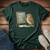 Hoo's Got Questions? T-Shirt