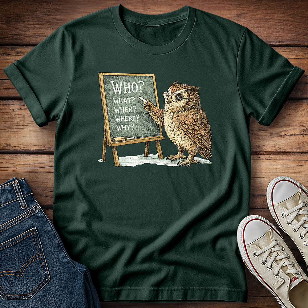 Hoo's Got Questions? T-Shirt
